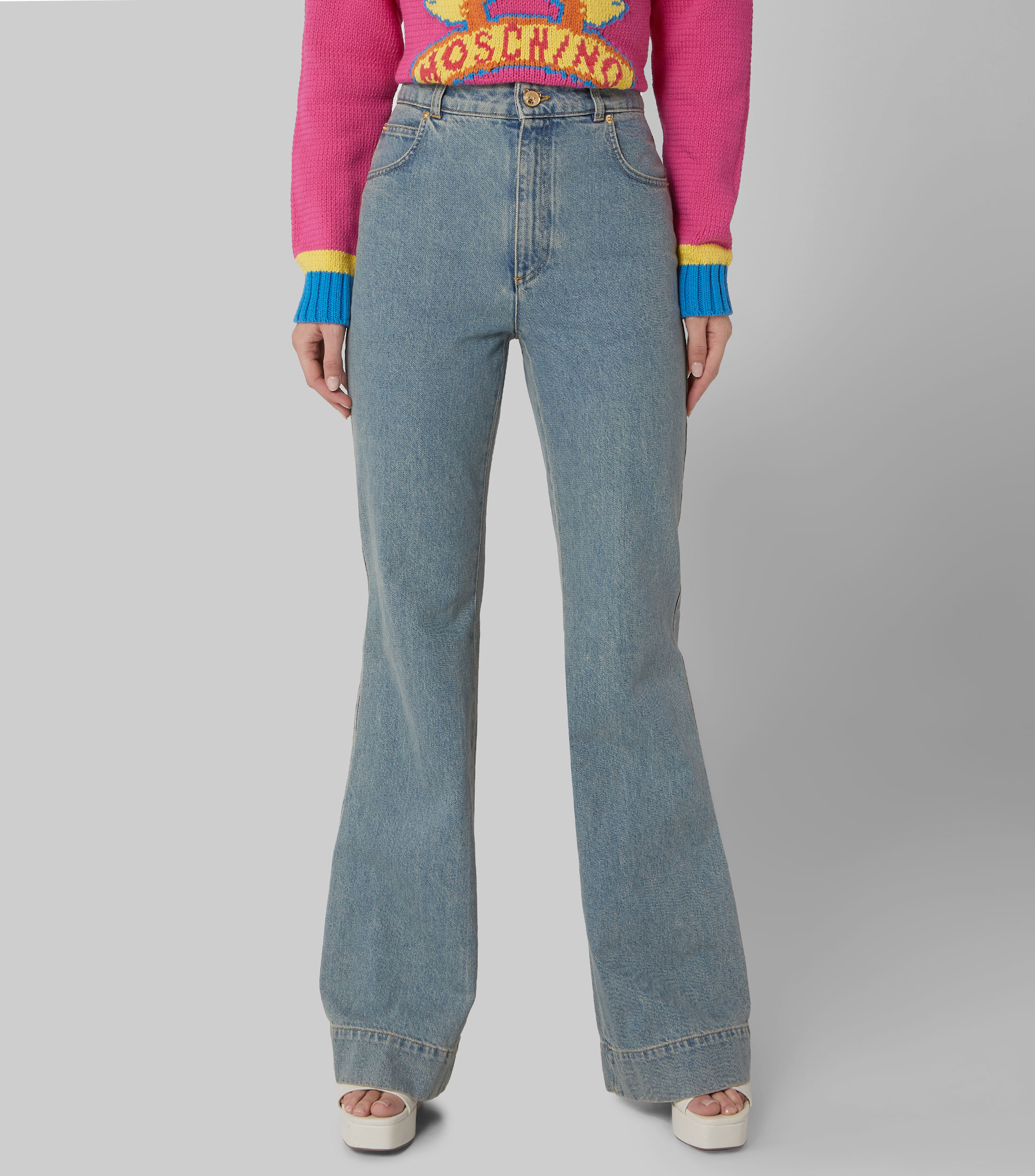 Pantalones Jogger Love Moschino Mujer - Regular Fit Con Detalles De